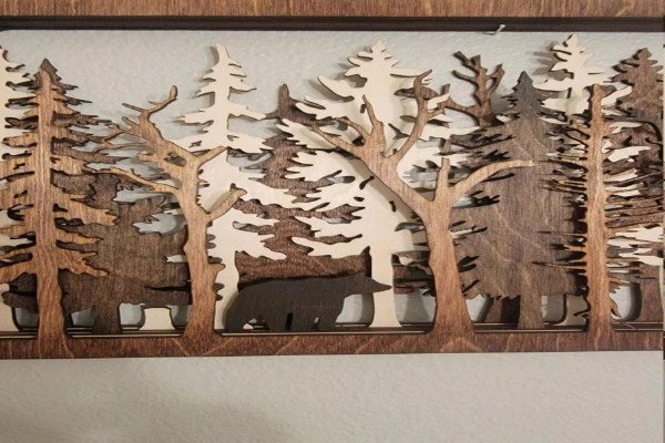 Laser Cut Art Painting